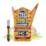 Trehouse THC-P Cartridge – Rainbow Sherbet – Hybrid 1g for sale