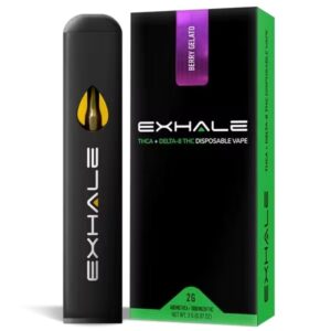 Exhale wellness Berry Gelato THCa Disposable for sale