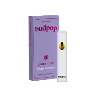 BudPop Grape Runtz Delta 8 Disposable Vape Pen for sale