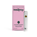 Budpop Strawberry Gelato Delta 8 + Live Resin 2g Disposables (1600 mg) for sale