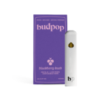 Budpop Blackberry Kush Delta 8 + Live Resin 2g Disposables (1600 mg) for sale