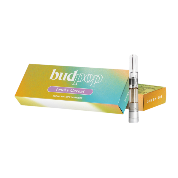 Budpop Fruity Cereal HHC Vape Cartridges for sale